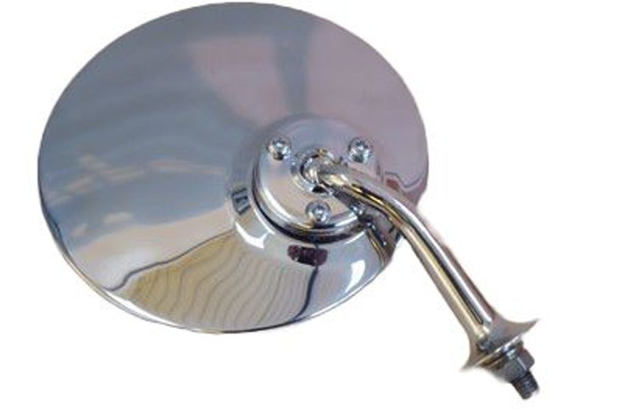Rear View Mirror Complete with 70mm Stem and Nut